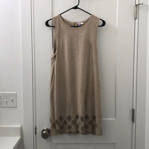 Suede Mini Dress